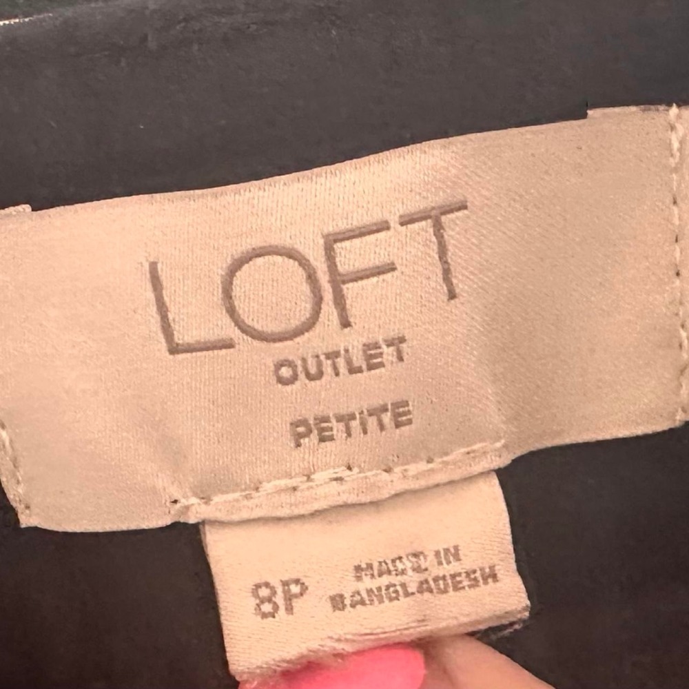 Loft black pants size 8P